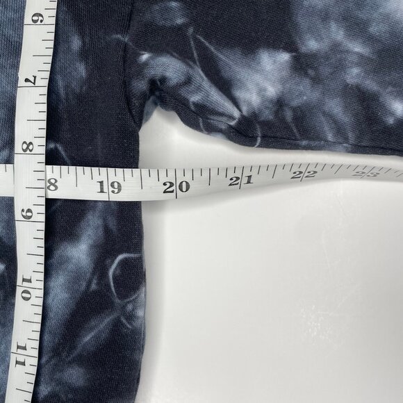 H&M Women's Oversized Tie Die Kangaroo Pocket New York City Drawstring Hoodie S - Picture 6 of 11